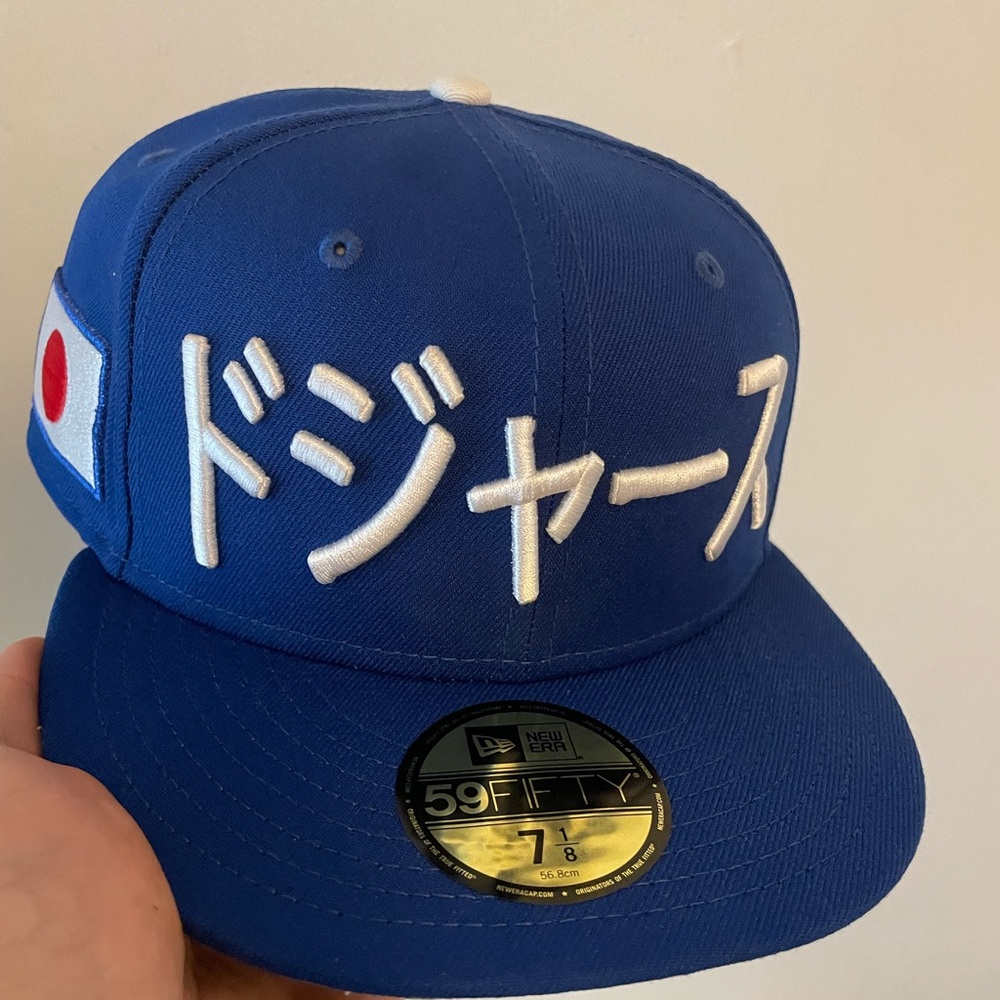 New Era 59fifty EXCLUSIVE Los Angeles DODGERS7 1/8 TOPPERZ Brand New
